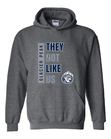 Glacier Peak Grizzlies They Not Like Us #1 Men's Hoodie