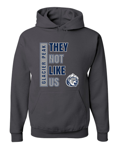 Glacier Peak Grizzlies They Not Like Us #1 Men's Premium Hoodie