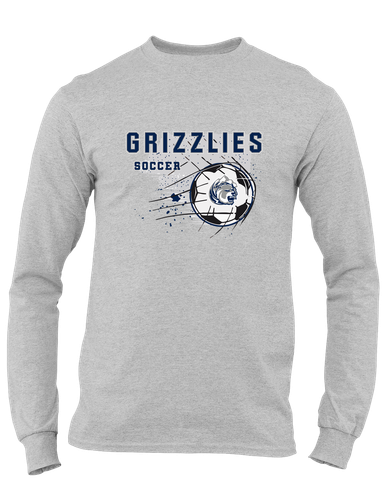Glacier Peak Grizzlies Soccer #2 Men's LS T-Shirt