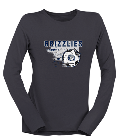 Glacier Peak Grizzlies Soccer #2 Women's Premium LS T-Shirt