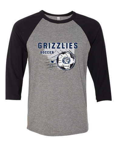 Glacier Peak Grizzlies Soccer #2 Men's Baseball T-Shirt