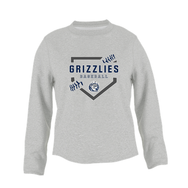 Glacier Peak Grizzlies Baseball #2 Women's Sweatshirt