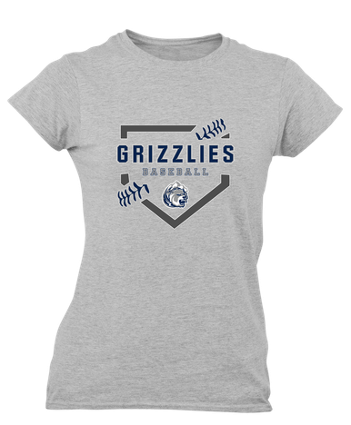 Glacier Peak Grizzlies Baseball #2 Women's SS T-Shirt