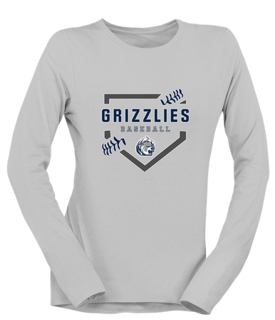 Glacier Peak Grizzlies Baseball #2 Women's LS T-Shirt