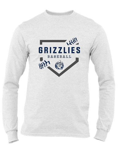Glacier Peak Grizzlies Baseball #2 Men's LS T-Shirt