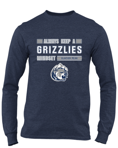 Glacier Peak Grizzlies Mindset Men's LS T-Shirt