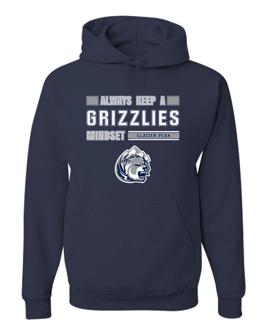 Glacier Peak Grizzlies Mindset Men's Premium Hoodie