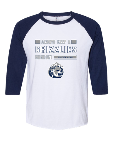 Glacier Peak Grizzlies Mindset Men's Baseball T-Shirt