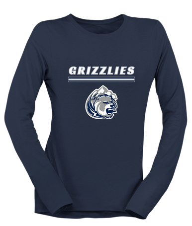 Glacier Peak Grizzlies Mascot #8 Women's Premium LS T-Shirt