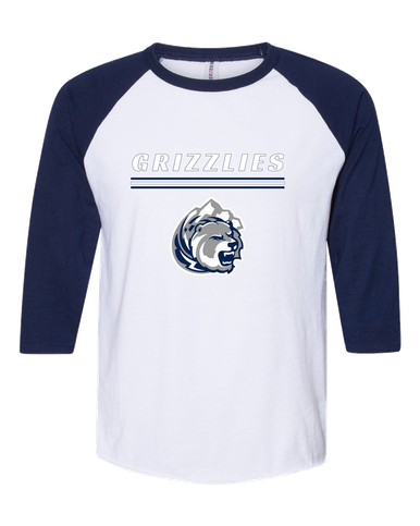 Glacier Peak Grizzlies Mascot #8 Women's Baseball T-Shirt