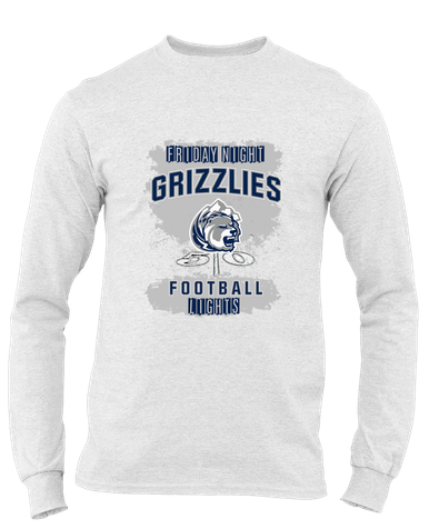 Glacier Peak Grizzlies Football #6 Men's LS T-Shirt