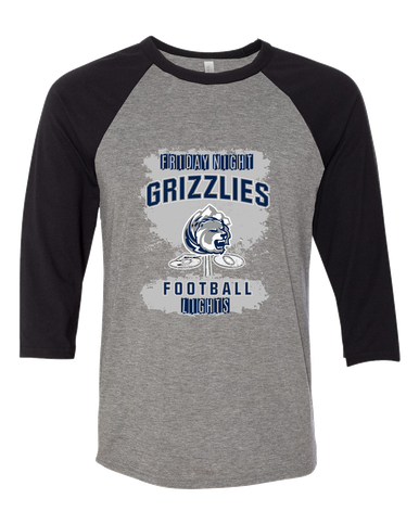 Glacier Peak Grizzlies Football #6 Women's Baseball T-Shirt
