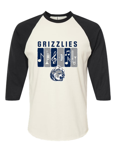 Glacier Peak Grizzlies Band # 2 Men's Baseball T-Shirt