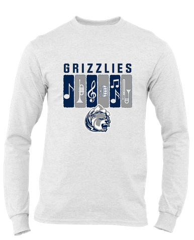 Glacier Peak Grizzlies Band # 2 Men's Premium LS T-Shirt