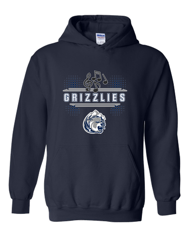 Glacier Peak Grizzlies Band # 3 Men's Hoodie