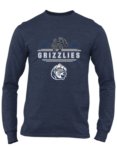 Glacier Peak Grizzlies Band # 3 Men's LS T-Shirt
