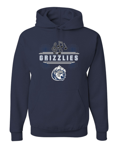 Glacier Peak Grizzlies Band # 3 Men's Premium Hoodie