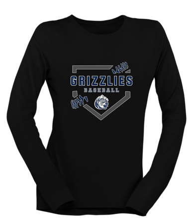 Glacier Peak Grizzlies Softball #2 Women's Premium LS T-Shirt
