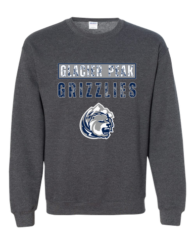 Glacier Peak Grizzlies Mascot #9 Men's Sweatshirt