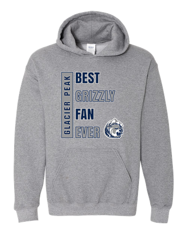 Glacier Peak Grizzlies Best Grizzly Fan Men's Hoodie
