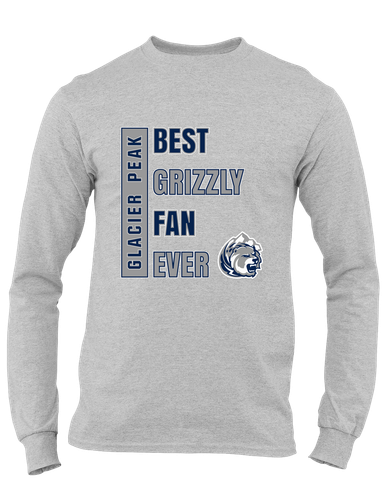Glacier Peak Grizzlies Best Grizzly Fan Men's LS T-Shirt