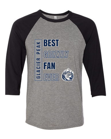 Glacier Peak Grizzlies Best Grizzly Fan Women's Baseball T-Shirt