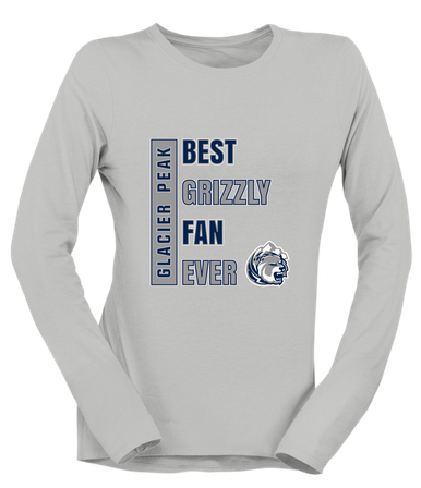 Glacier Peak Grizzlies Best Grizzly Fan Women's Premium LS T-Shirt