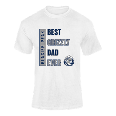 Glacier Peak Grizzlies Best Grizzly Dad Men's Premium SS T-Shirt
