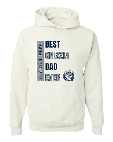 Glacier Peak Grizzlies Best Grizzly Dad Men's Premium Hoodie