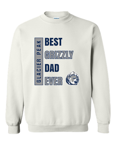 Glacier Peak Grizzlies Best Grizzly Dad Men's Sweatshirt