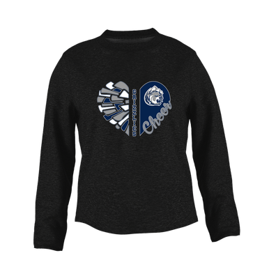 Glacier Peak Grizzlies Heart Cheer Women's Sweatshirt