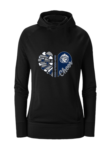 Glacier Peak Grizzlies Heart Cheer Women's Hoodie