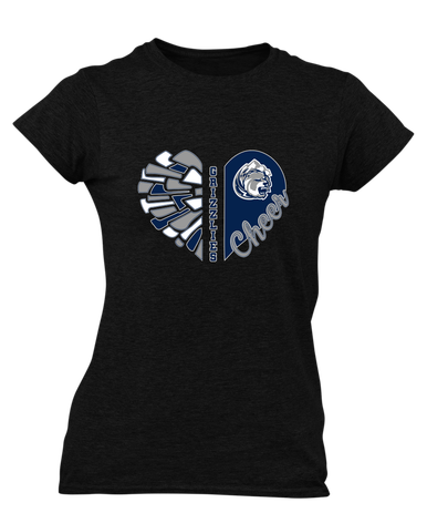 Glacier Peak Grizzlies Heart Cheer Women's Premium SS T-Shirt