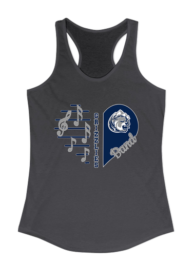 Glacier Peak Grizzlies Heart Band Women's Tank Top