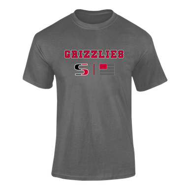 Sunnyside Grizzlies Team Colors Flag Men's SS T-Shirt