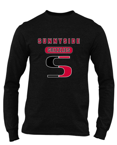 Sunnyside Grizzlies Mascot #3 Men's LS T-Shirt