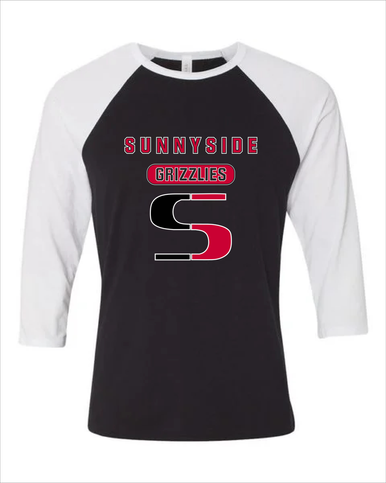 Sunnyside Grizzlies Mascot #3 Men's Baseball T-Shirt