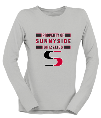Sunnyside Grizzlies Property Of Women's Premium LS T-Shirt