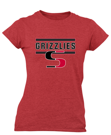 Sunnyside Grizzlies Mascot #5 Women's Premium SS T-Shirt