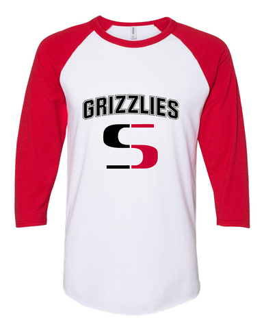 Sunnyside Grizzlies Mascot #6 Men's Baseball T-Shirt