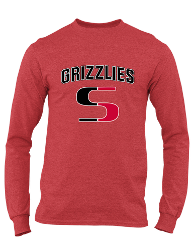 Sunnyside Grizzlies Mascot #6 Men's Premium LS T-Shirt