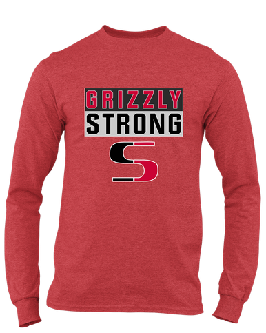 Sunnyside Grizzlies Strong #1 Men's LS T-Shirt