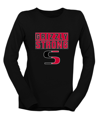 Sunnyside Grizzlies Strong #1 Women's Premium LS T-Shirt