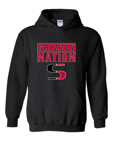 Sunnyside Grizzlies Nation #1 Men's Hoodie