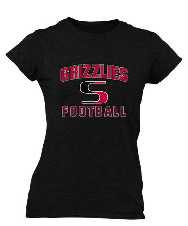 Sunnyside Grizzlies Football #1 Women's SS T-Shirt