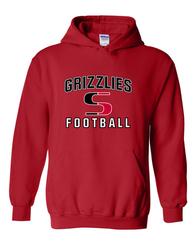 Sunnyside Grizzlies Football #1 Men's Hoodie