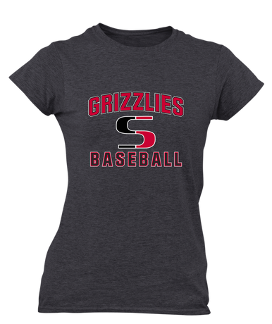 Sunnyside Grizzlies Baseball #1 Women's SS T-Shirt