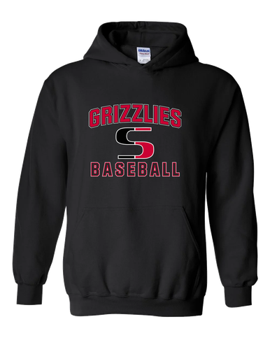Sunnyside Grizzlies Baseball #1 Men's Hoodie