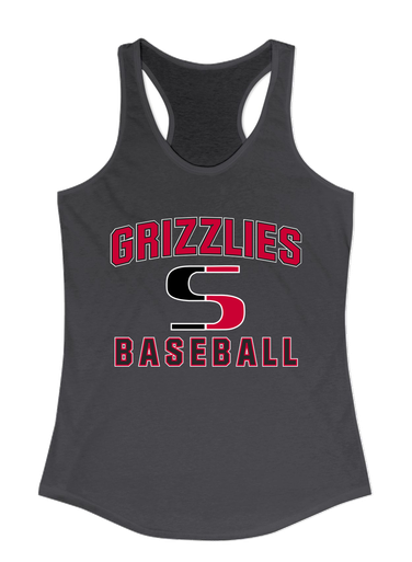 Sunnyside Grizzlies Baseball #1 Women's Tank Top