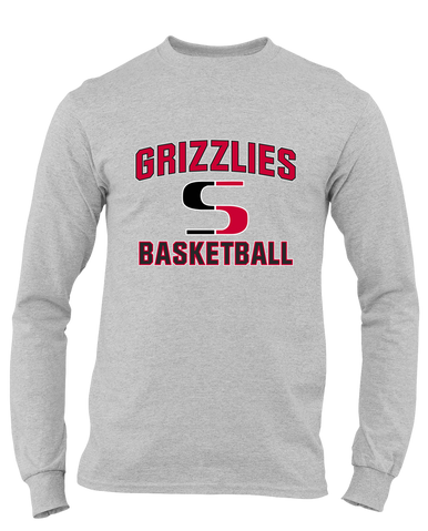 Sunnyside Grizzlies Basketball #1 Men's Premium LS T-Shirt